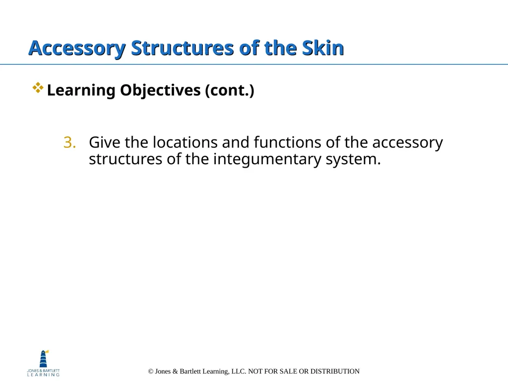 Chapter 6: The Integumentary System Overview Key - slide 6 of 84