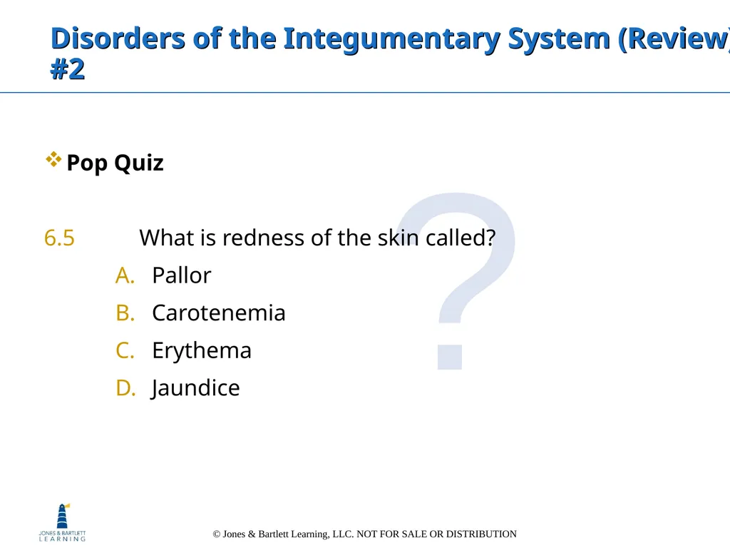 Chapter 6: The Integumentary System Overview Key - slide 73 of 84