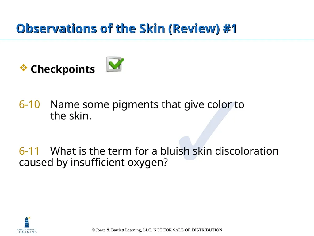 Chapter 6: The Integumentary System Overview Key - slide 48 of 84