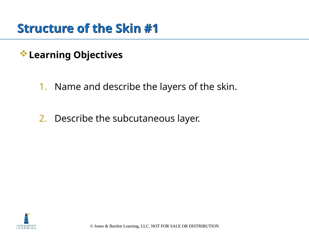 Chapter 6: The Integumentary System Overview Key - slide 5 of 84
