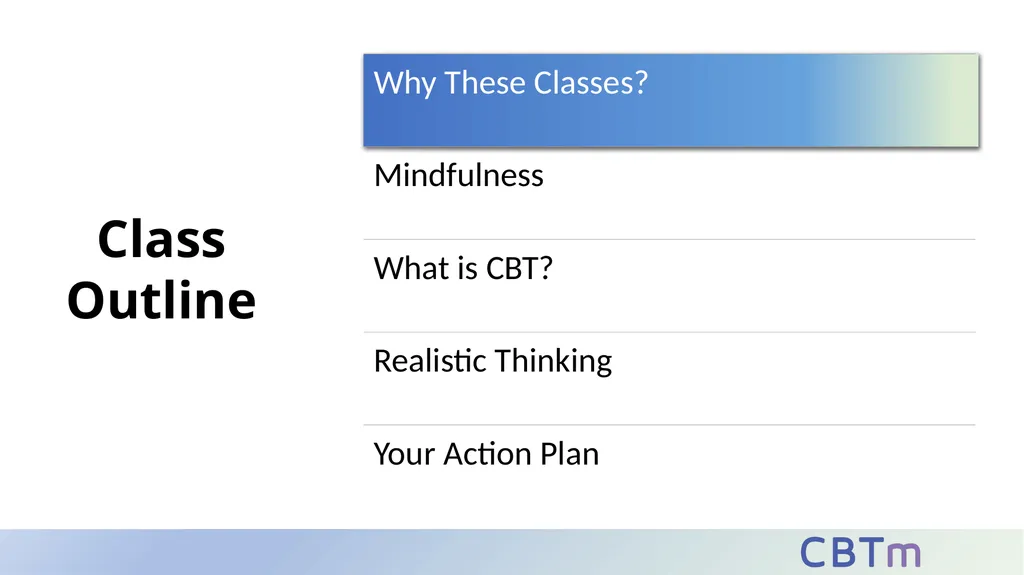 Class 1 Ground Rules Class Outline Why These - slide 3 of 32