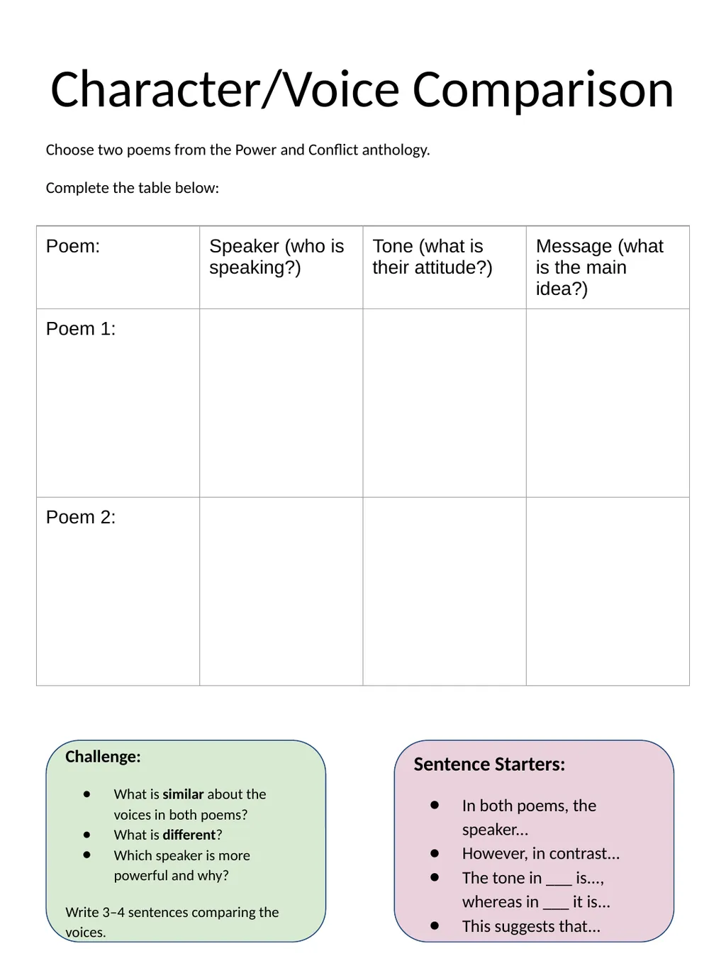 Revision Pack: Literature Paper Two An Inspector - slide 43 of 72