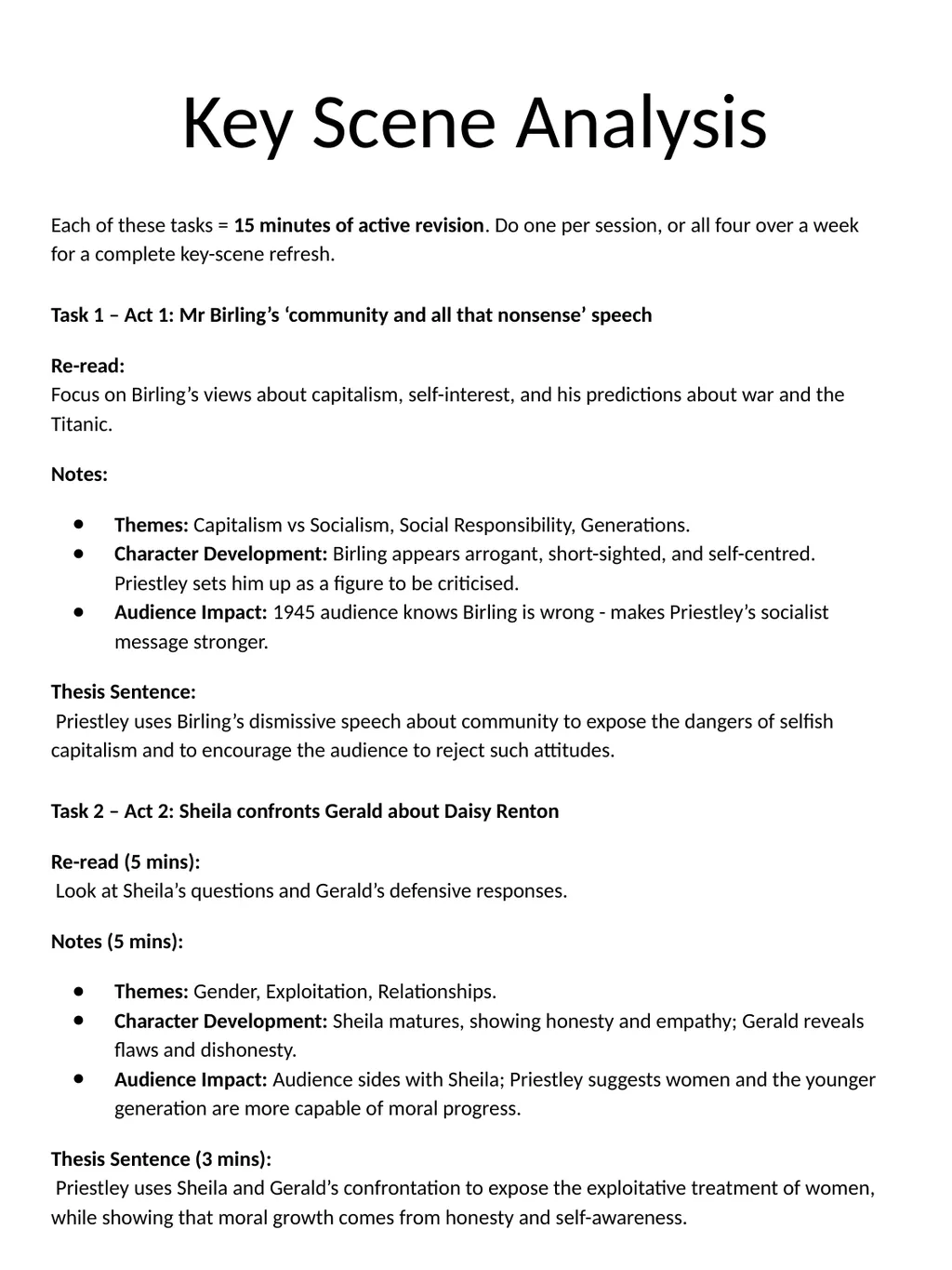 Revision Pack: Literature Paper Two An Inspector - slide 7 of 72