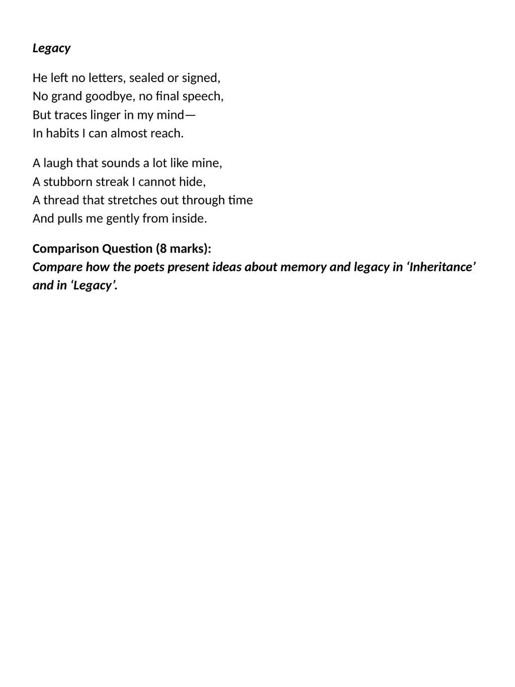 Revision Pack: Literature Paper Two An Inspector - slide 68 of 72
