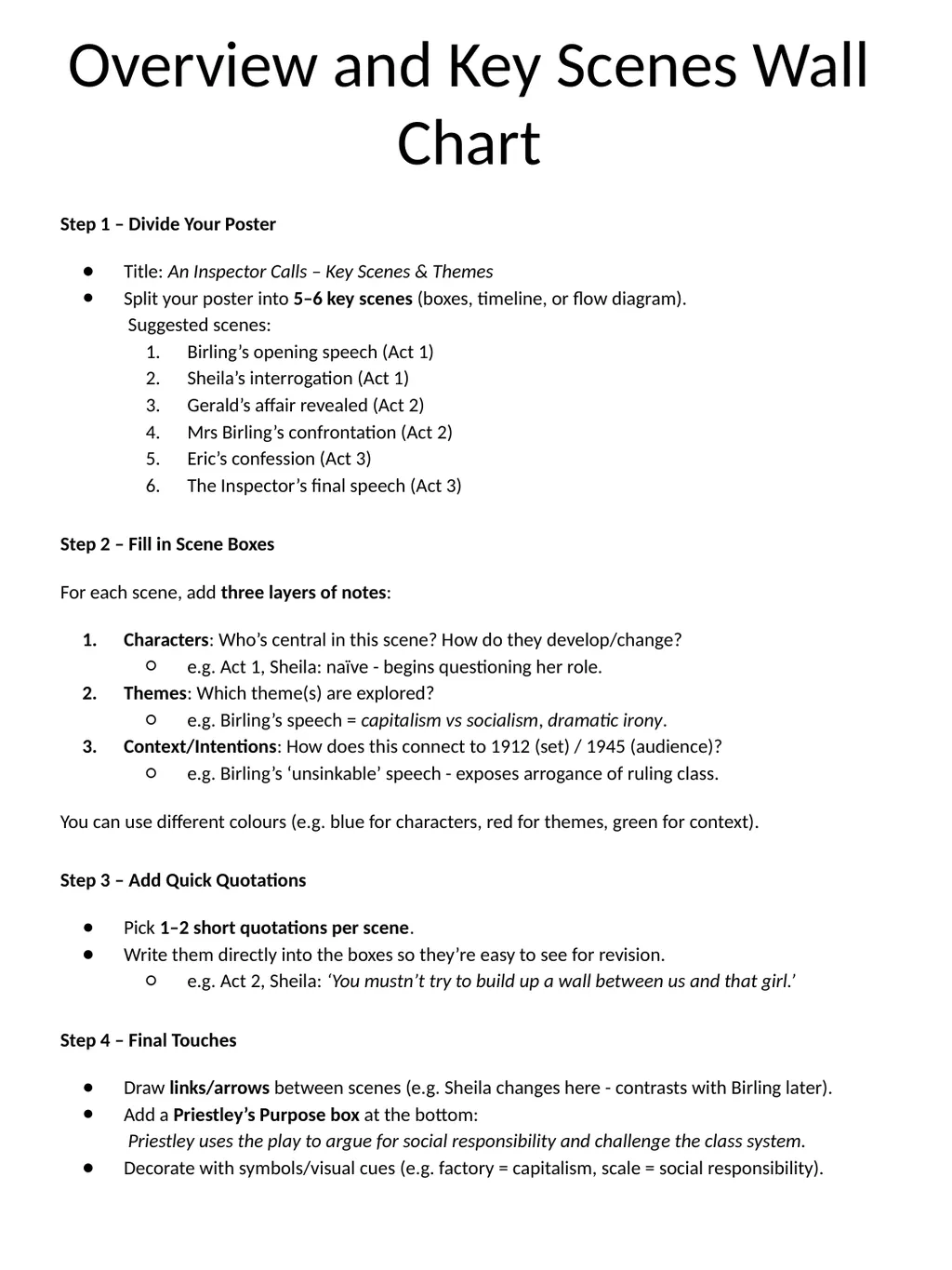 Revision Pack: Literature Paper Two An Inspector - slide 22 of 72