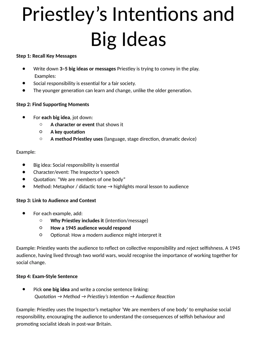 Revision Pack: Literature Paper Two An Inspector - slide 14 of 72