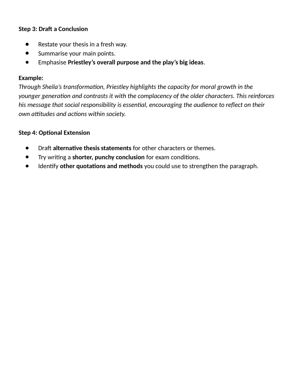 Revision Pack: Literature Paper Two An Inspector - slide 18 of 72