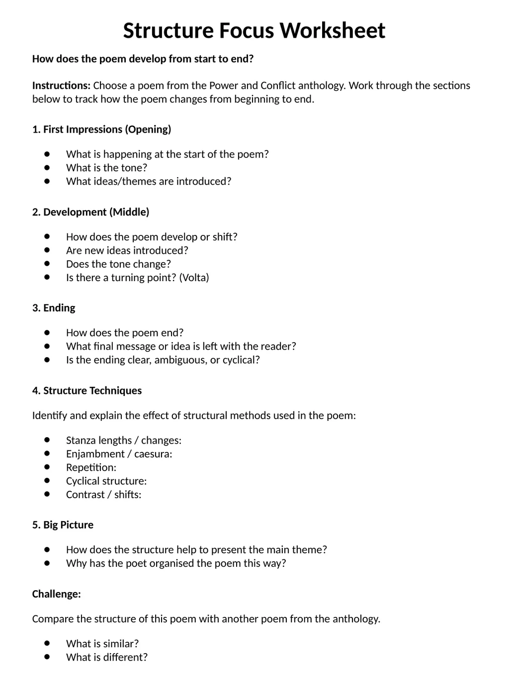 Revision Pack: Literature Paper Two An Inspector - slide 42 of 72