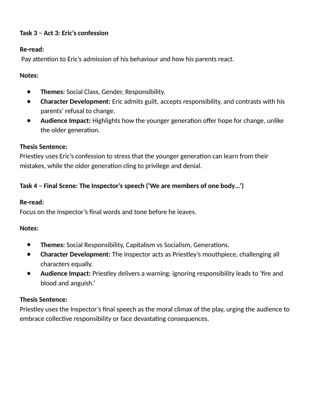 Revision Pack: Literature Paper Two An Inspector - slide 8 of 72