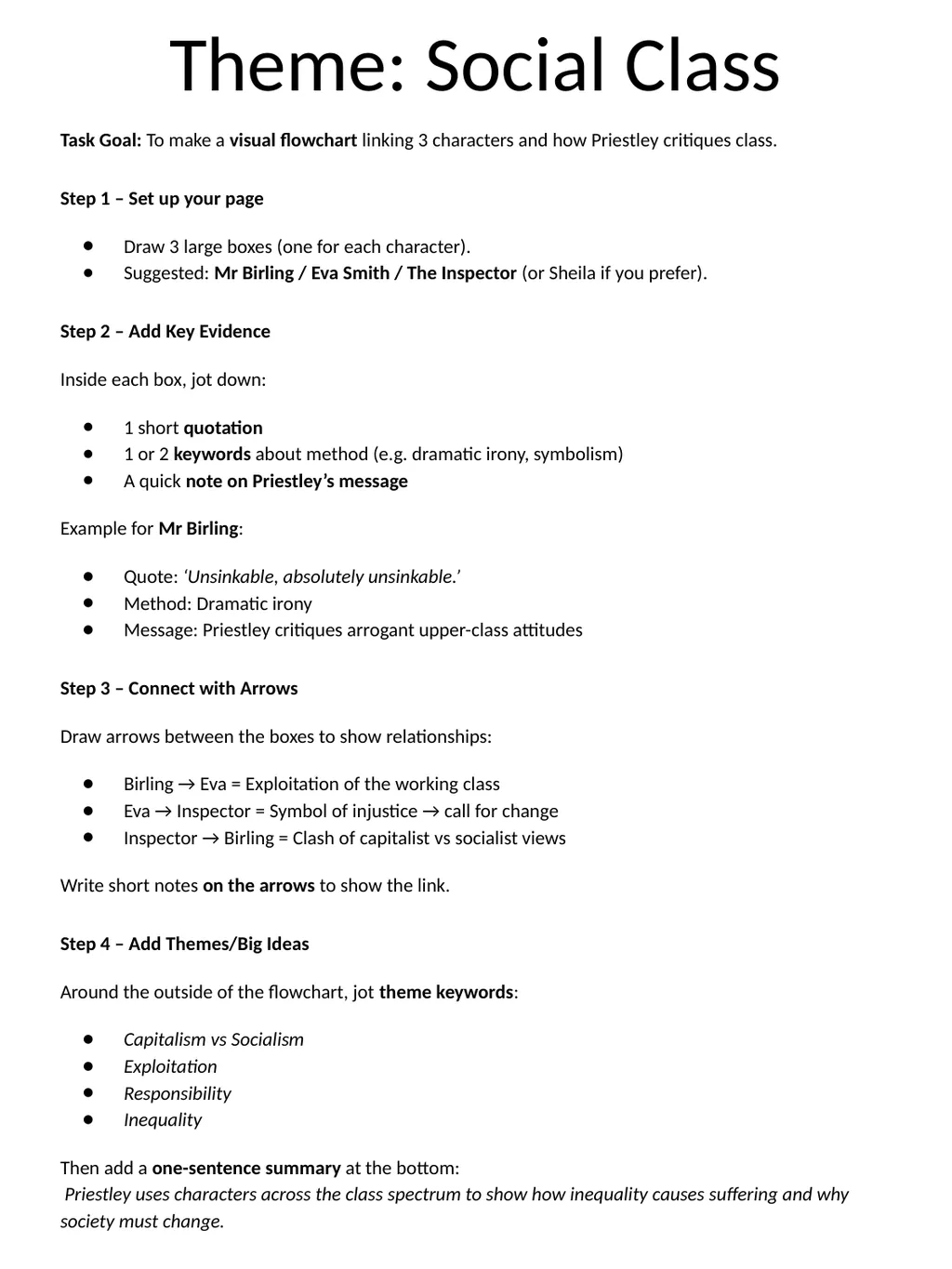 Revision Pack: Literature Paper Two An Inspector - slide 21 of 72