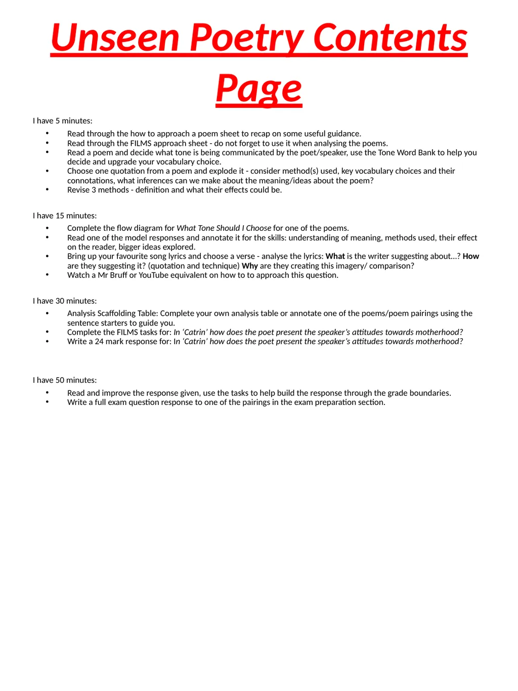 Revision Pack: Literature Paper Two An Inspector - slide 52 of 72