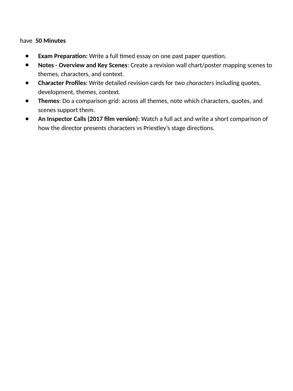 Revision Pack: Literature Paper Two An Inspector - slide 3 of 72