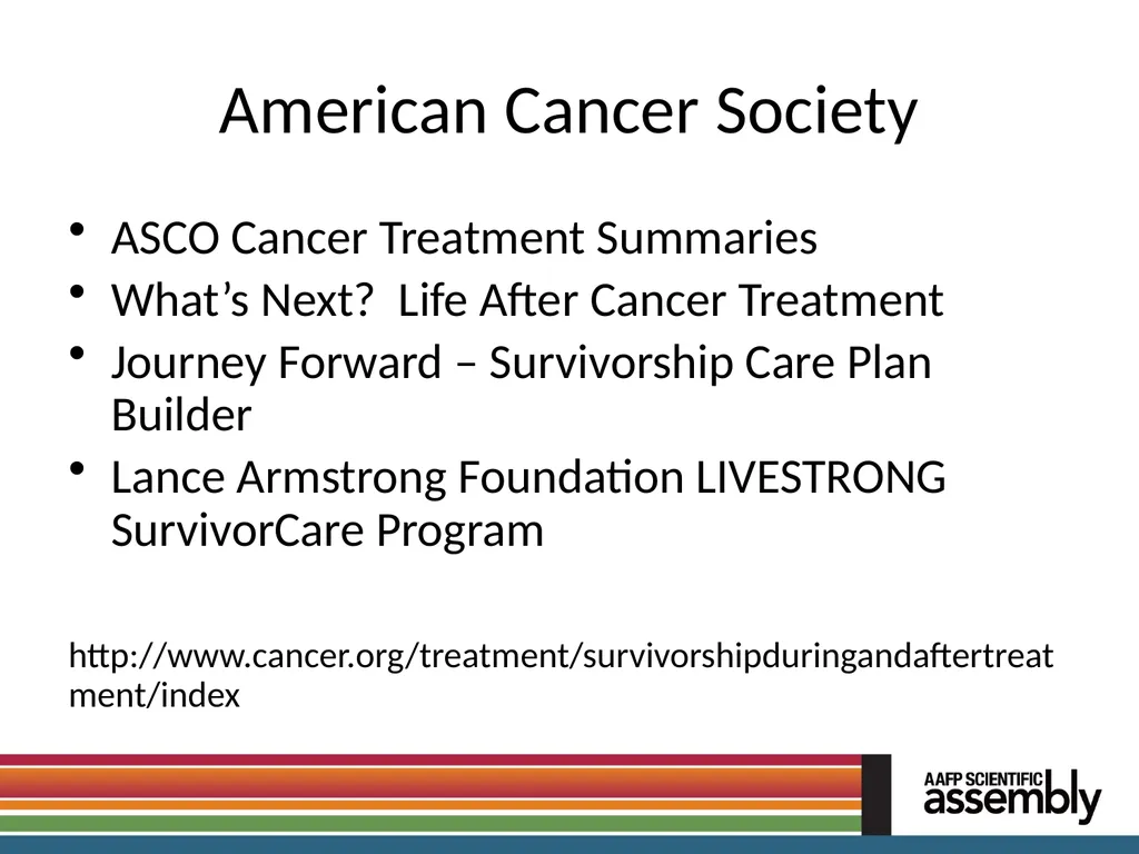 The Care of Cancer Survivors Pamela L. Pentin, JD, - slide 8 of 44