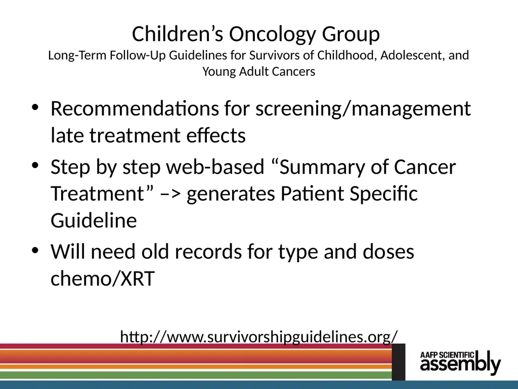 The Care of Cancer Survivors Pamela L. Pentin, JD, - slide 9 of 44