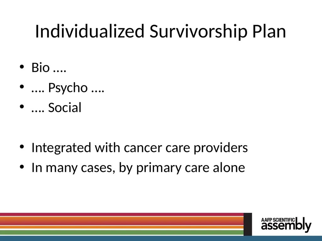 The Care of Cancer Survivors Pamela L. Pentin, JD, - slide 4 of 44