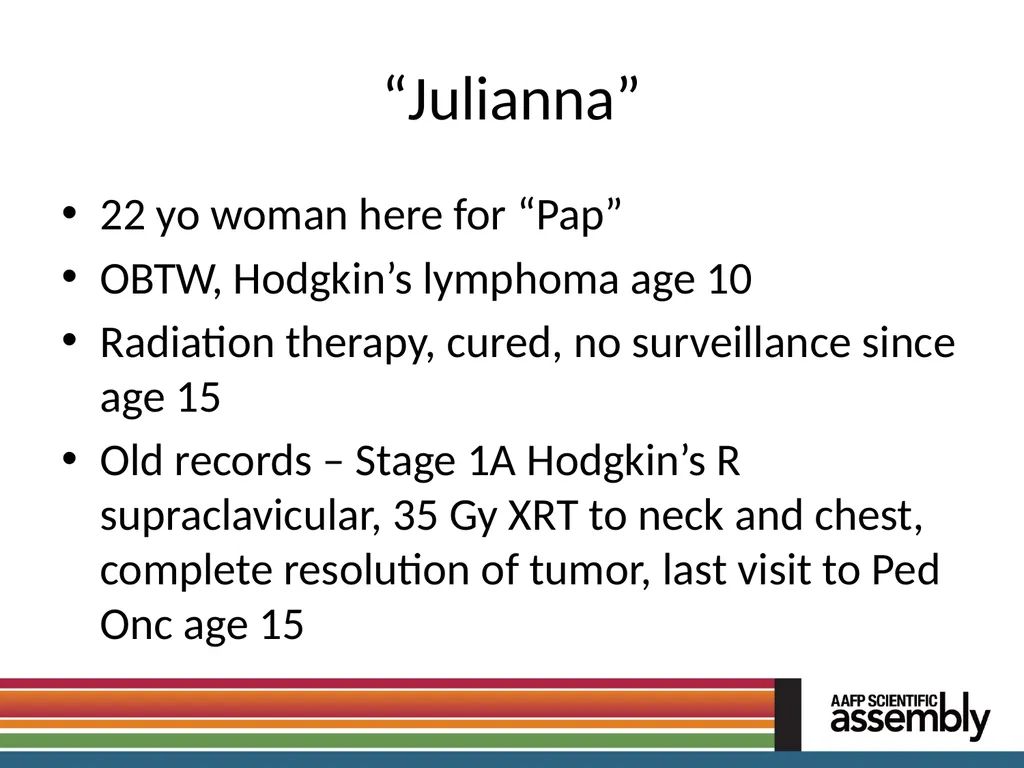 The Care of Cancer Survivors Pamela L. Pentin, JD, - slide 37 of 44