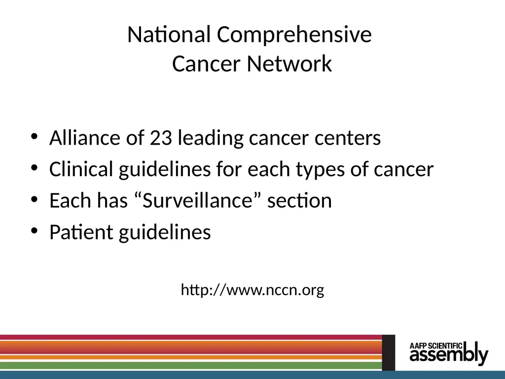The Care of Cancer Survivors Pamela L. Pentin, JD, - slide 7 of 44