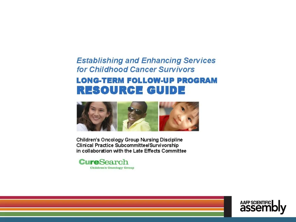 The Care of Cancer Survivors Pamela L. Pentin, JD, - slide 10 of 44