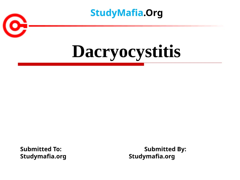 StudyMafia.Org Submitted To: Submitted By: - slide 1 of 18