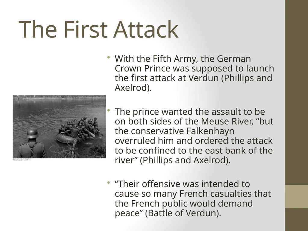 The Battle of Verdun By: Shaun Oliver About The - slide 7 of 16