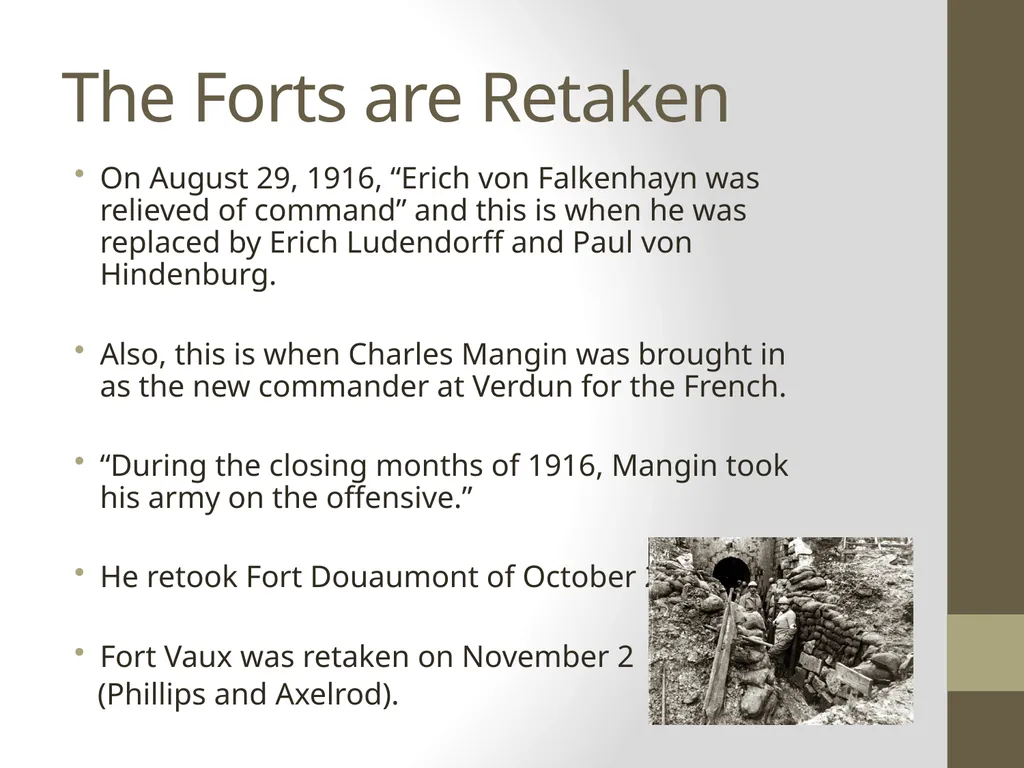 The Battle of Verdun By: Shaun Oliver About The - slide 15 of 16