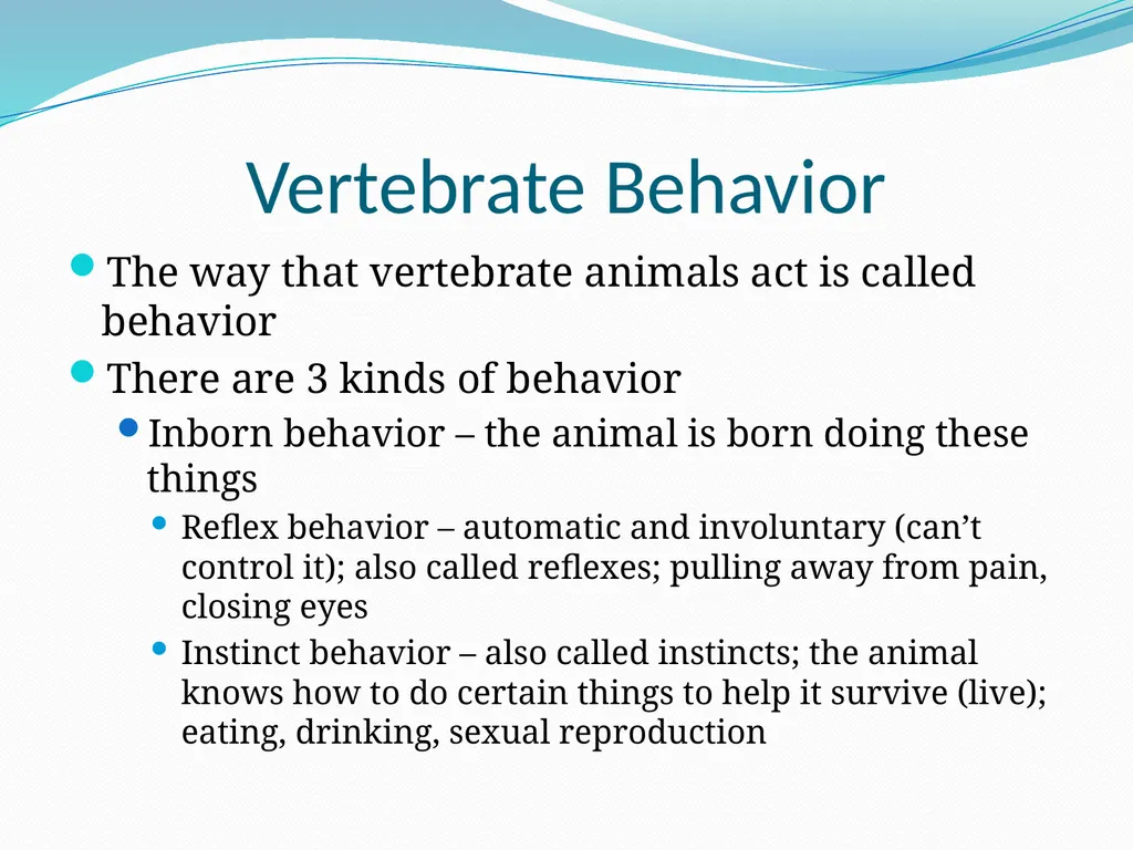 The Ectothermic Vertebrates: Chapter 17A and B - slide 23 of 30