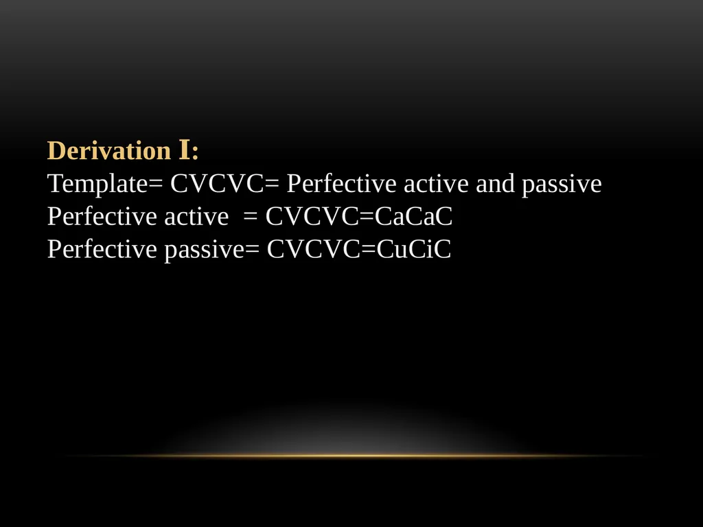 A Prosodic Theory of Nonconcatenative Morphology - slide 23 of 47