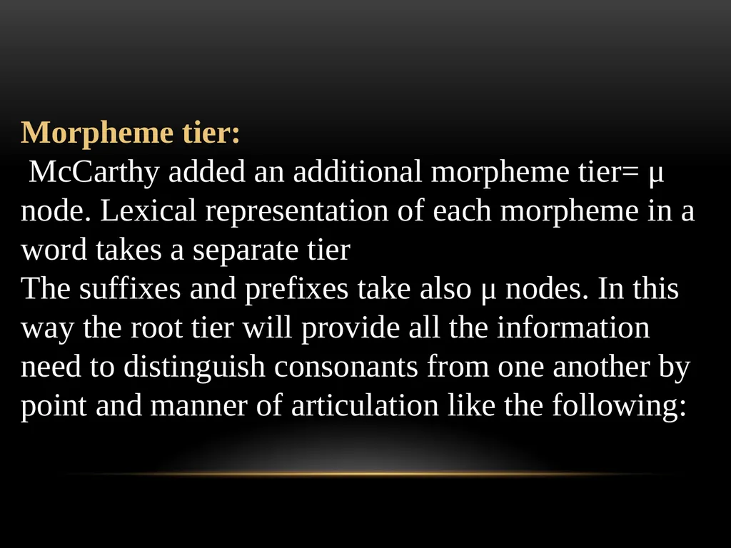 A Prosodic Theory of Nonconcatenative Morphology - slide 29 of 47