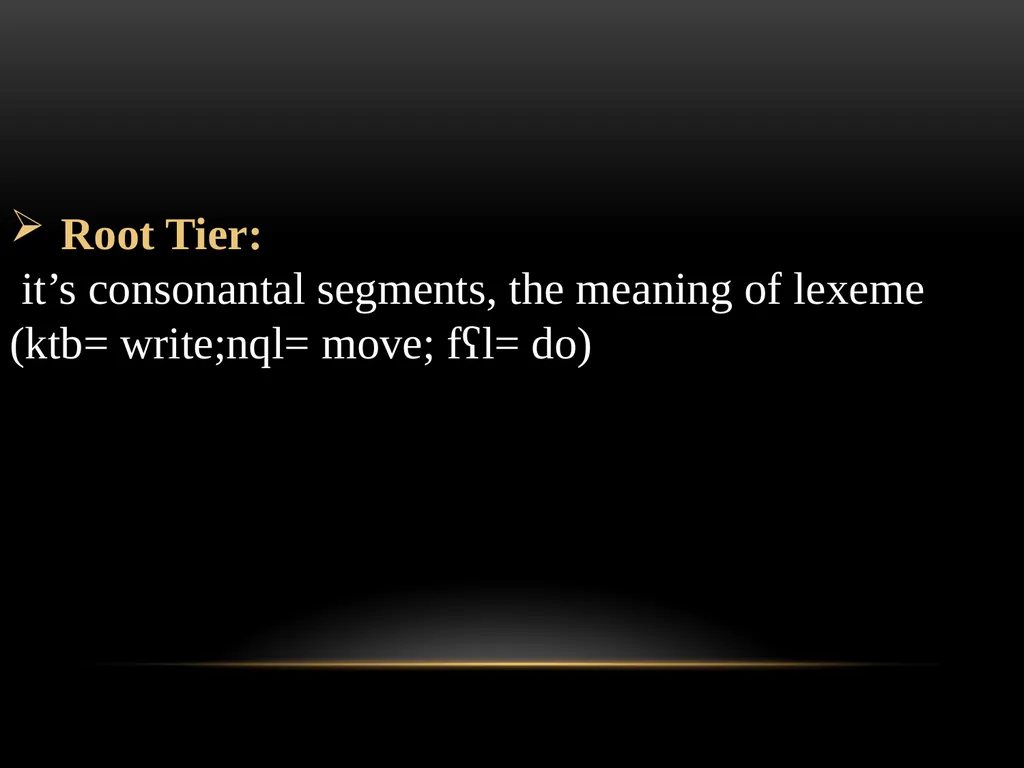 A Prosodic Theory of Nonconcatenative Morphology - slide 19 of 47