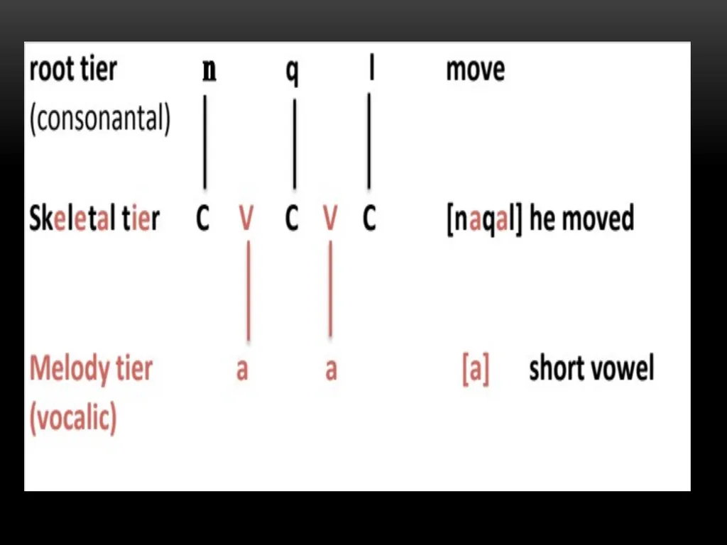 A Prosodic Theory of Nonconcatenative Morphology - slide 5 of 47