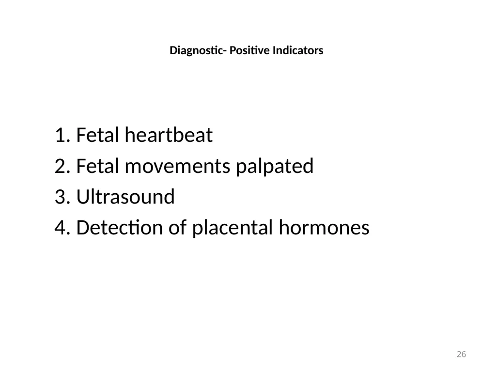 Objectives Menstruation Hormone function - slide 26 of 58