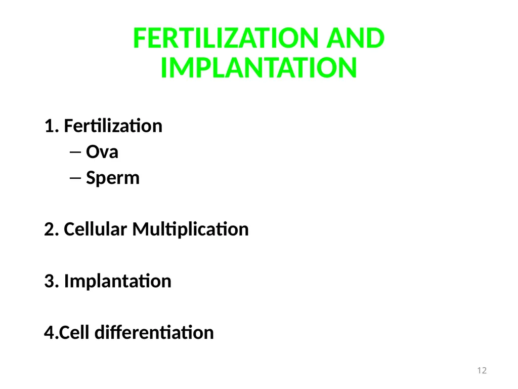 Objectives Menstruation Hormone function - slide 12 of 58