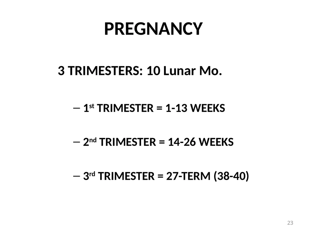 Objectives Menstruation Hormone function - slide 23 of 58