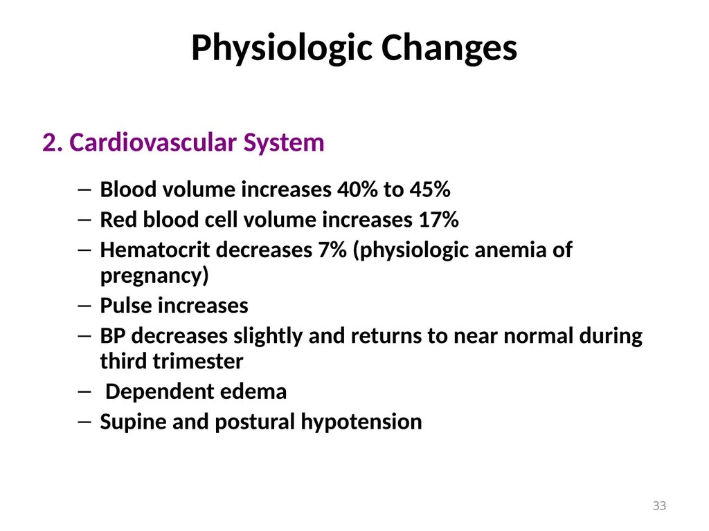Objectives Menstruation Hormone function - slide 33 of 58