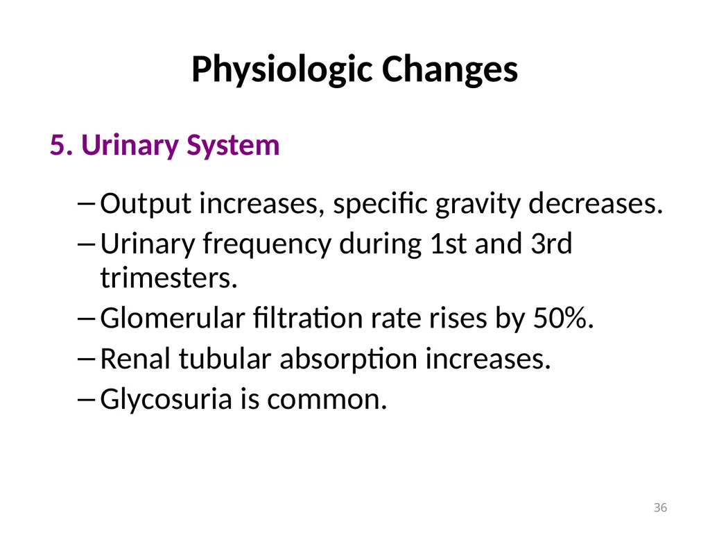 Objectives Menstruation Hormone function - slide 36 of 58