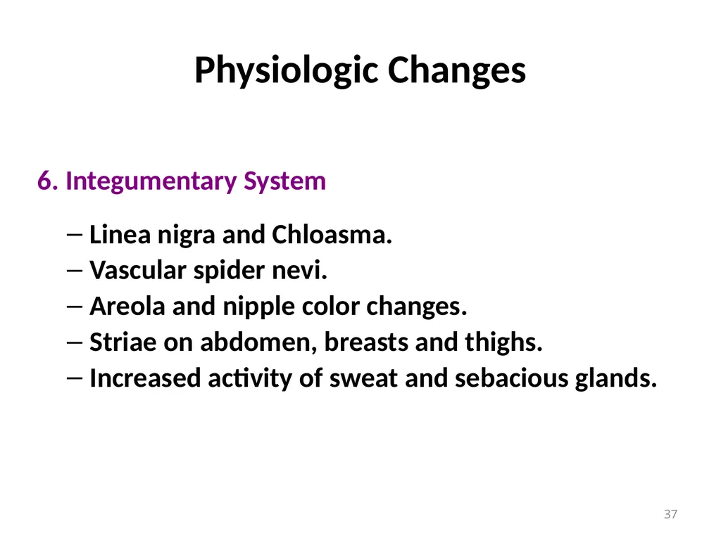 Objectives Menstruation Hormone function - slide 37 of 58