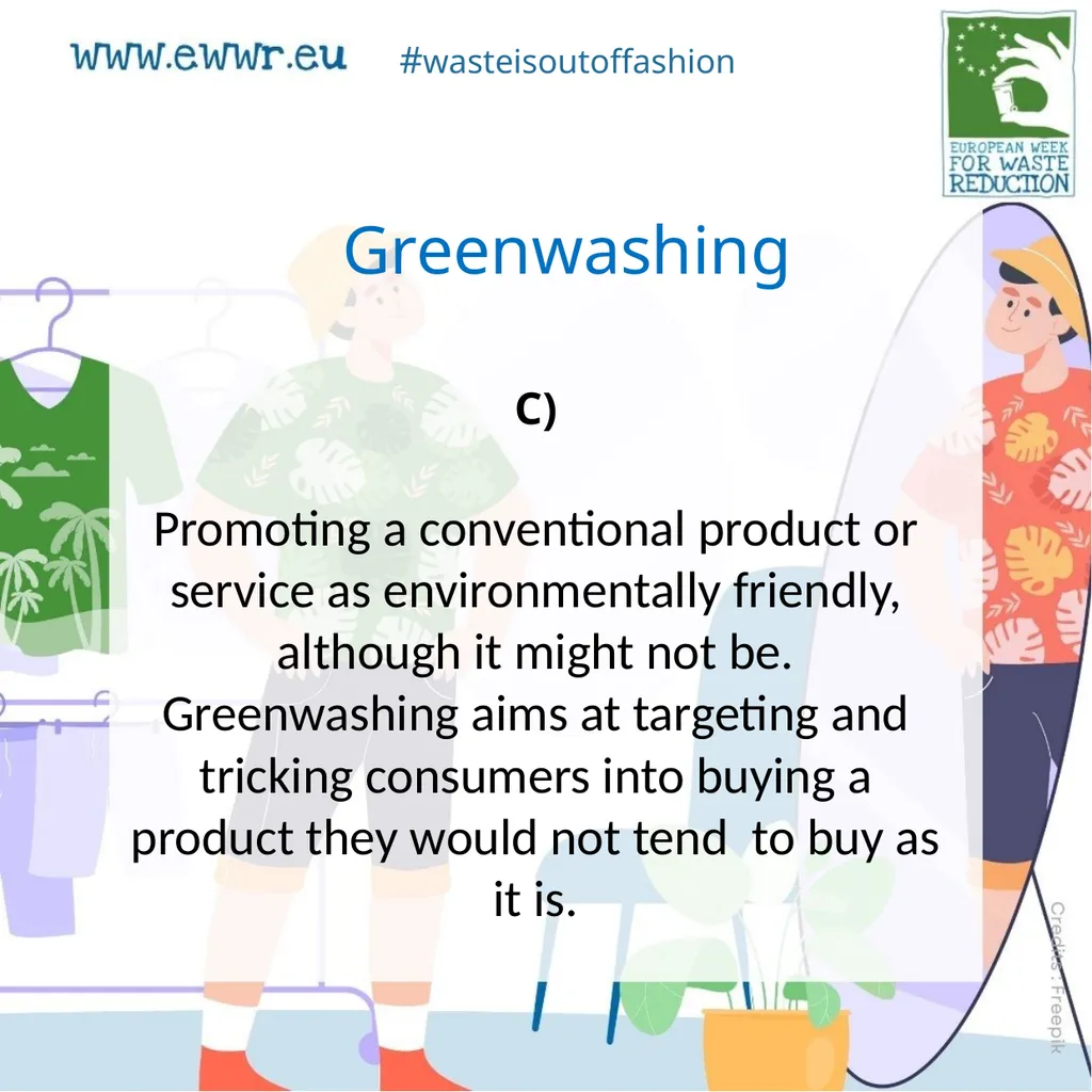 Greenwashing A) Ultra-fast fashion renewal of - slide 2 of 20