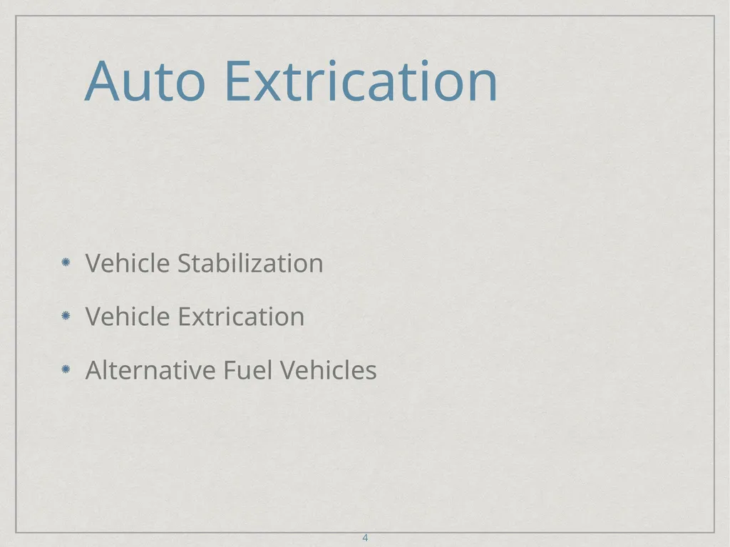 Auto Extrication FFDSD ACADEMY ORIENTATION 16 1 - slide 4 of 122