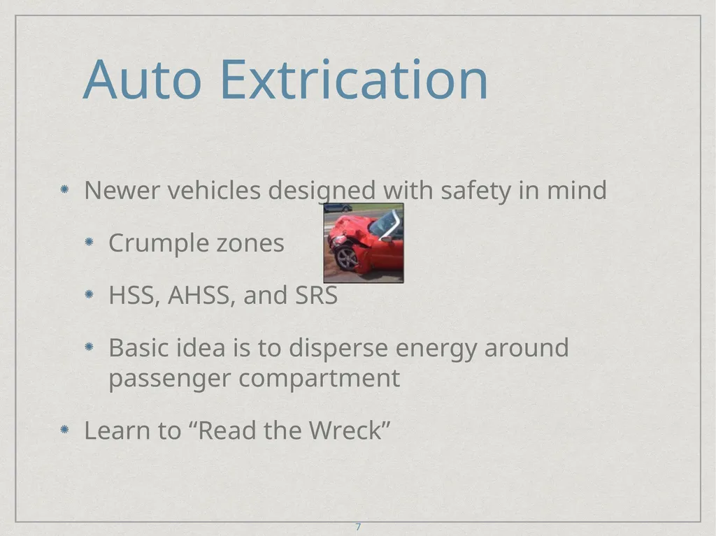 Auto Extrication FFDSD ACADEMY ORIENTATION 16 1 - slide 7 of 122