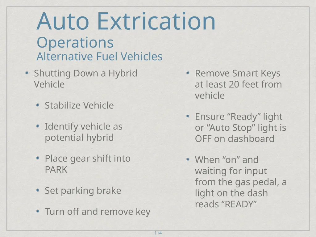 Auto Extrication FFDSD ACADEMY ORIENTATION 16 1 - slide 114 of 122