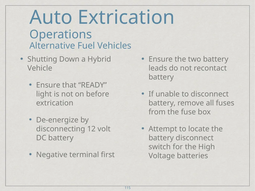 Auto Extrication FFDSD ACADEMY ORIENTATION 16 1 - slide 115 of 122