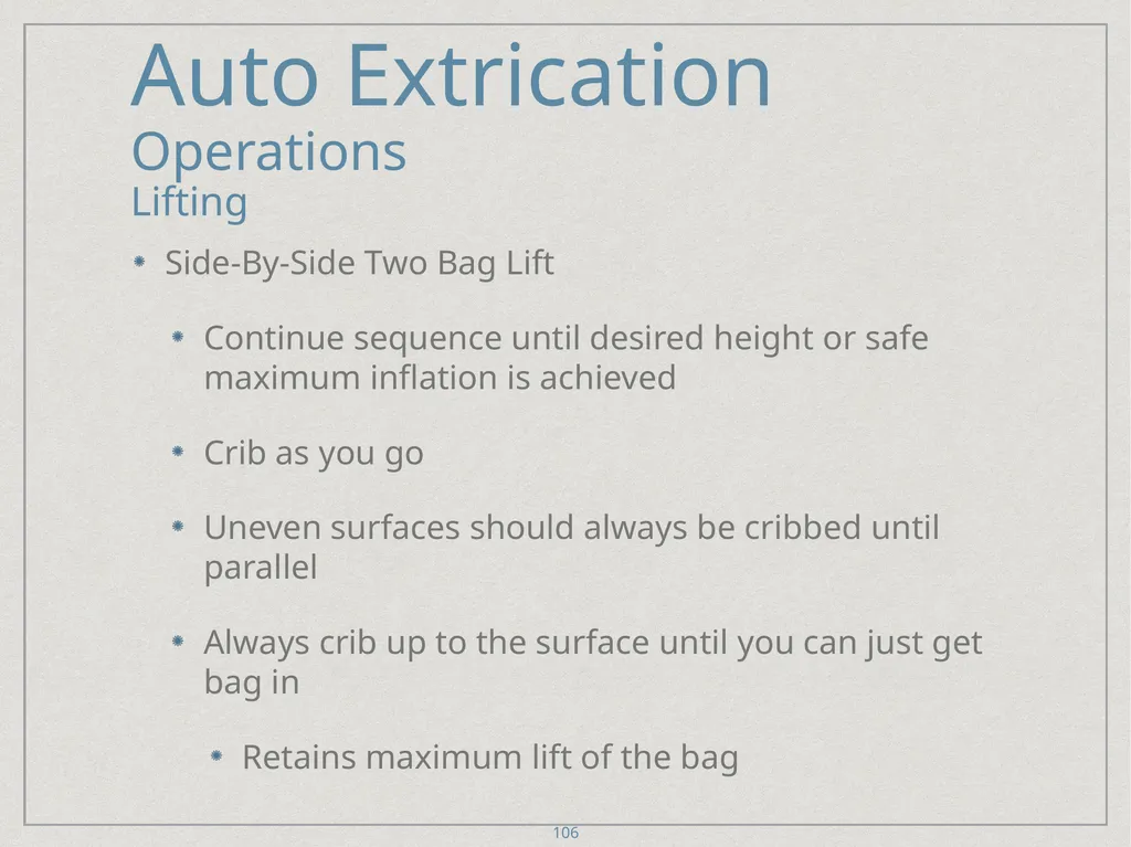 Auto Extrication FFDSD ACADEMY ORIENTATION 16 1 - slide 106 of 122