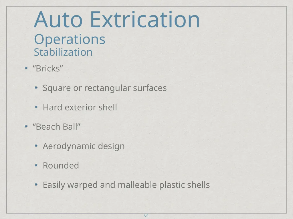 Auto Extrication FFDSD ACADEMY ORIENTATION 16 1 - slide 61 of 122