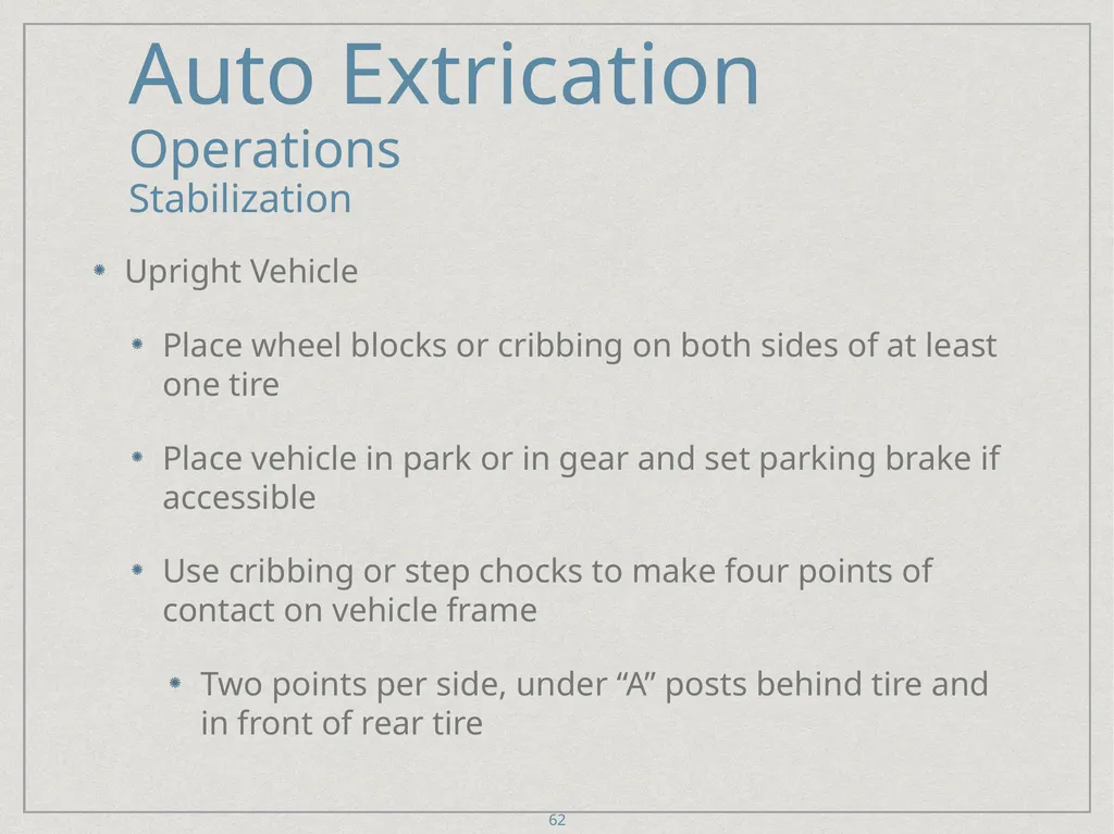 Auto Extrication FFDSD ACADEMY ORIENTATION 16 1 - slide 62 of 122