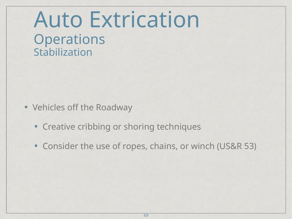 Auto Extrication FFDSD ACADEMY ORIENTATION 16 1 - slide 69 of 122