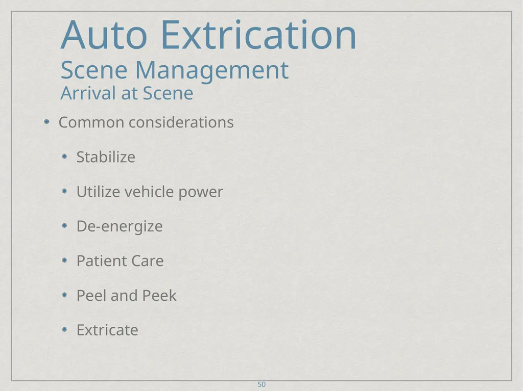 Auto Extrication FFDSD ACADEMY ORIENTATION 16 1 - slide 50 of 122