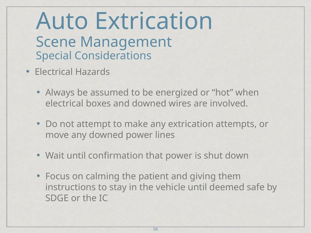 Auto Extrication FFDSD ACADEMY ORIENTATION 16 1 - slide 56 of 122