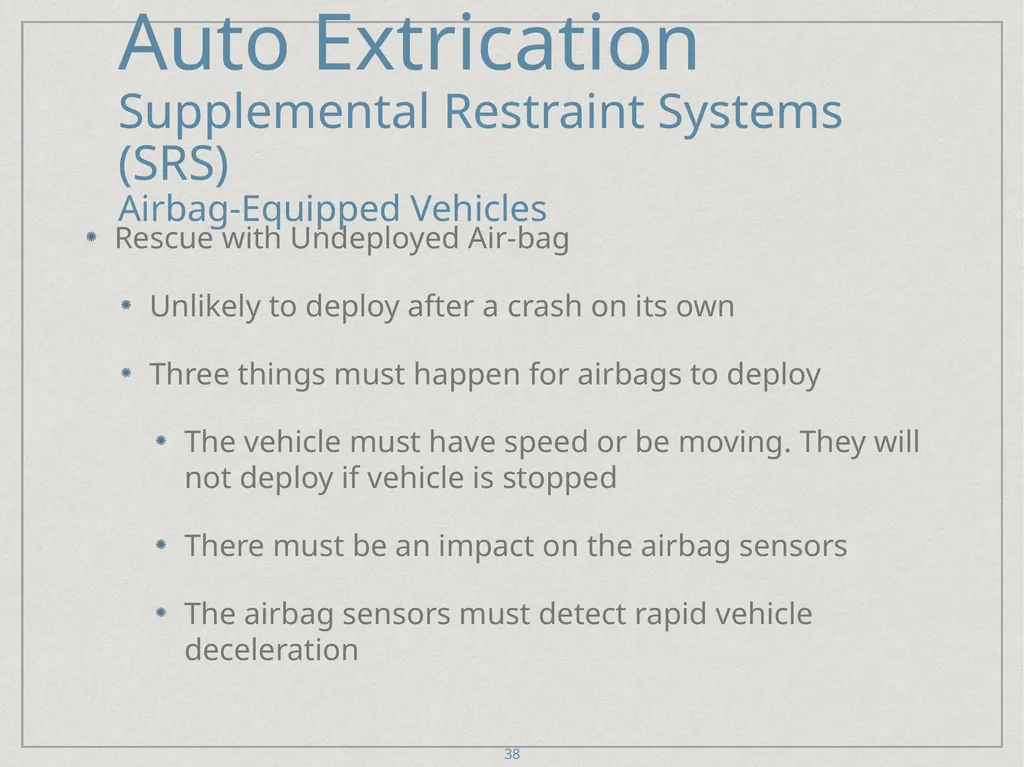 Auto Extrication FFDSD ACADEMY ORIENTATION 16 1 - slide 38 of 122