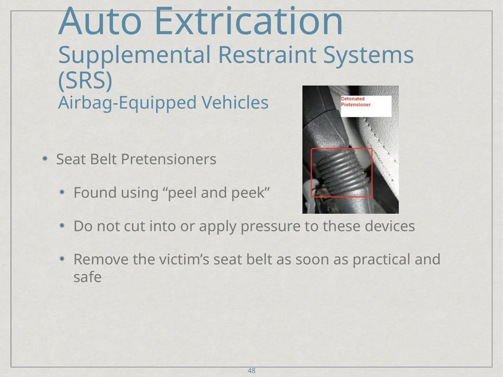 Auto Extrication FFDSD ACADEMY ORIENTATION 16 1 - slide 48 of 122