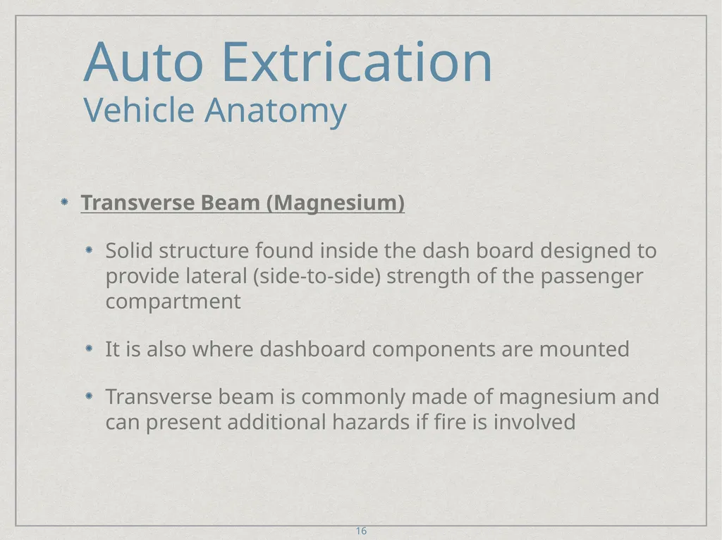 Auto Extrication FFDSD ACADEMY ORIENTATION 16 1 - slide 16 of 122